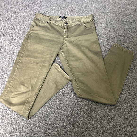 Mango Basics Pants Size 6  Green 5-Pockets. - Picture 2 of 14